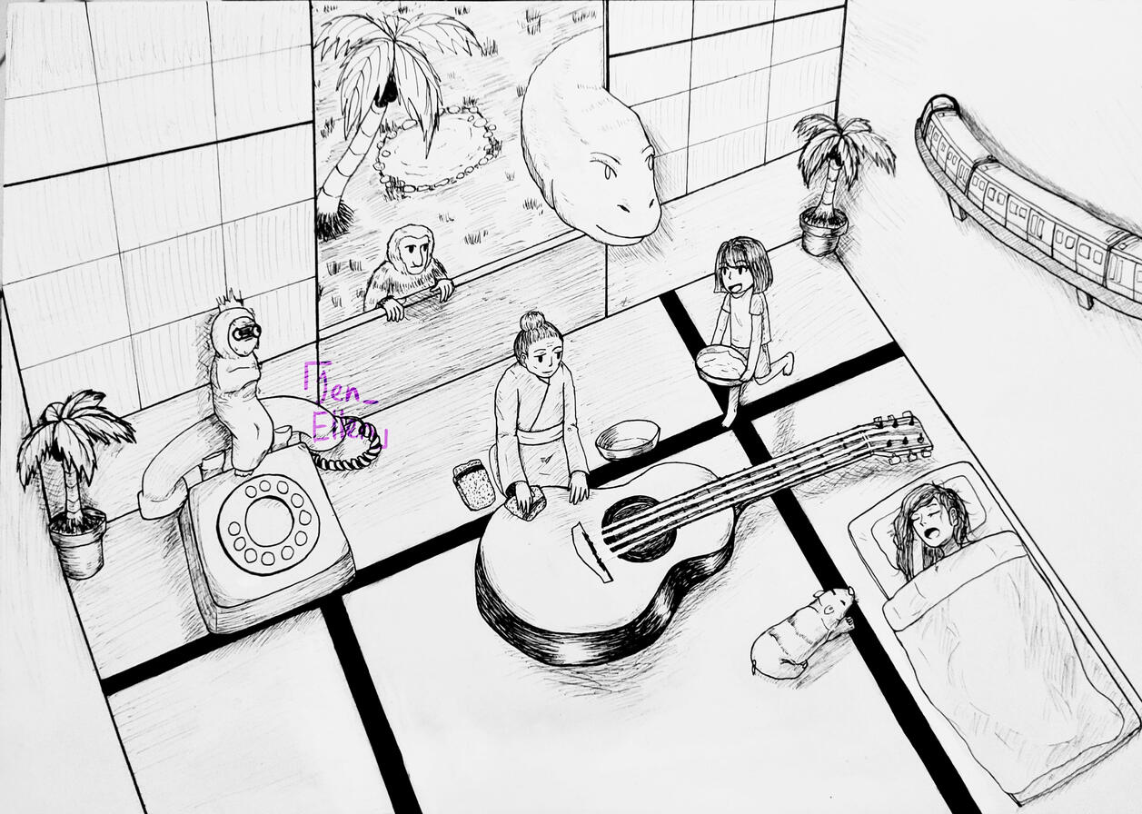 An Ordinary Day at Home