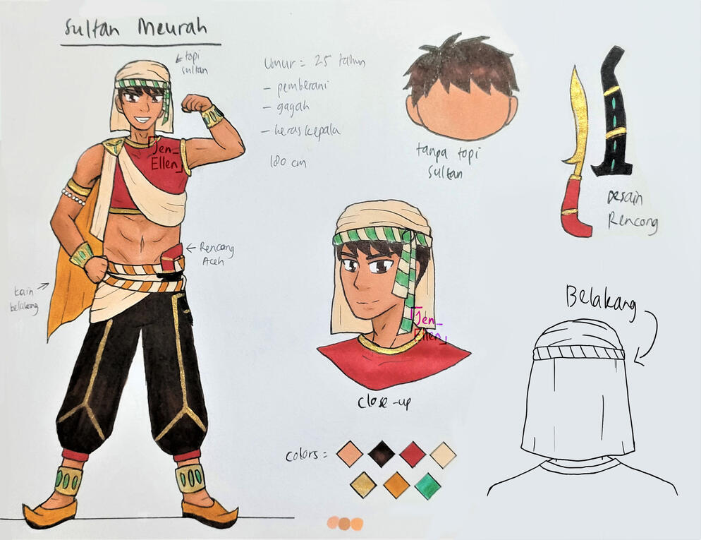 Character Design (Sultan Meurah)
