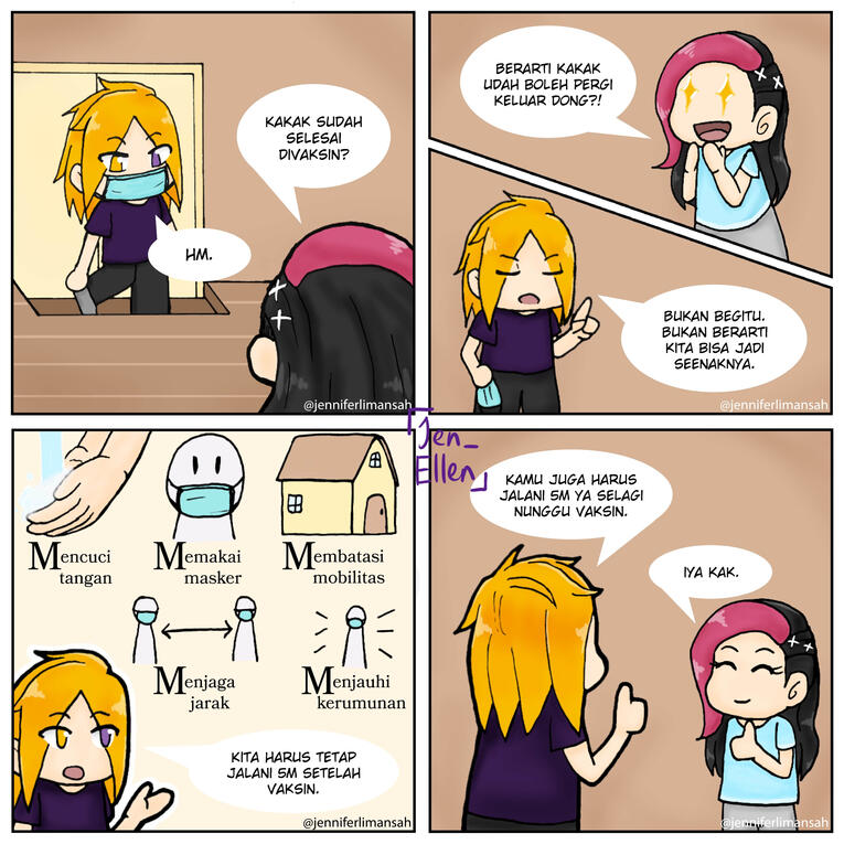 Covid-19 Prevention Comic
