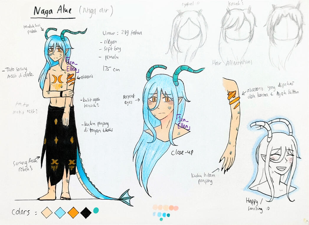 Character Design (Alue Naga)